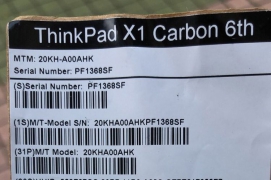 一台老客户的X1 G6，用了半年，换机器出售。