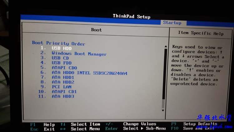 thinkpad x230 bios设置