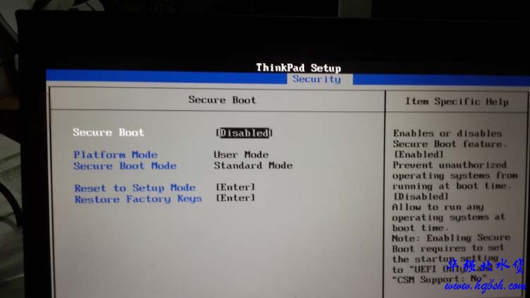 thinkpad x230 bios设置