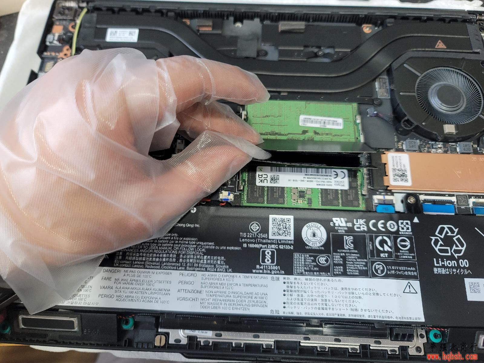 LENOVO　Ｔ14P 00CD全方位接口拆机图