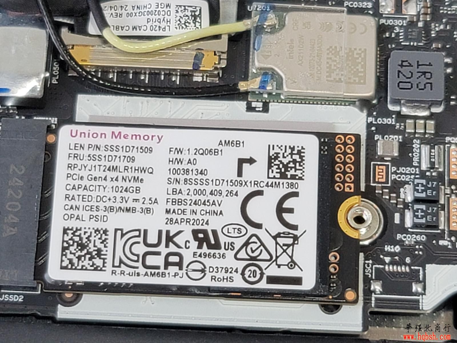 LENOVO　Ｔ14P 00CD全方位接口拆机图